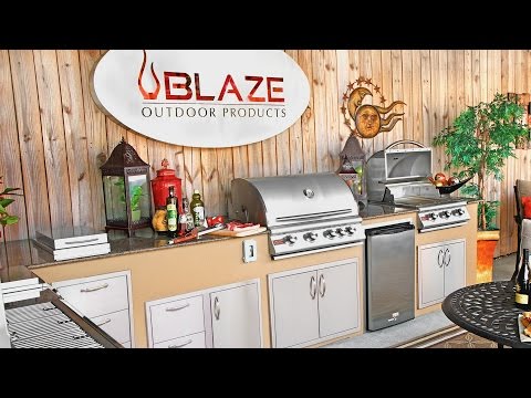 Blaze Prelude LBM Freestanding 4-Burner Gas Grill, 32-Inch