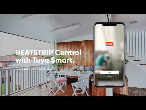 HEATSTRIP Intense 240V Outdoor Electric Patio Heater with Remote and App, White