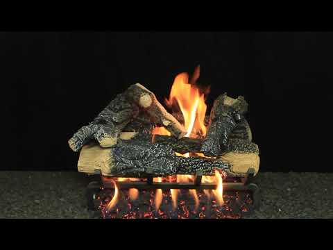 Hargrove Inferno See-Through Shallow Vented Gas Log Set with RGA/ANSI Certified Burner (HGISSST-SSB-RGA)