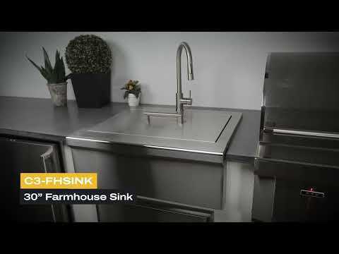 30-Inch Farmhouse Stainless Steel Sink