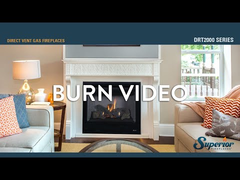 Superior DRT2000 40-Inch Direct Vent Traditional Gas Fireplace