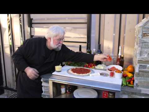 Alfresco Pizza Prep and Garnish Rail, 30-Inch