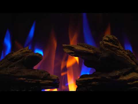 Napoleon Cineview 30-Inch Built-In Electric Fireplace with Logs, Crystal Media and Remote