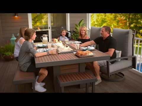 The Outdoor GreatRoom Company Kenwood Series Patio Bench, Long