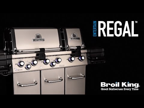 Broil King REG-S590PIR Regal S590 Pro Infrared 5-Burner Freestanding Grill, 32-Inches