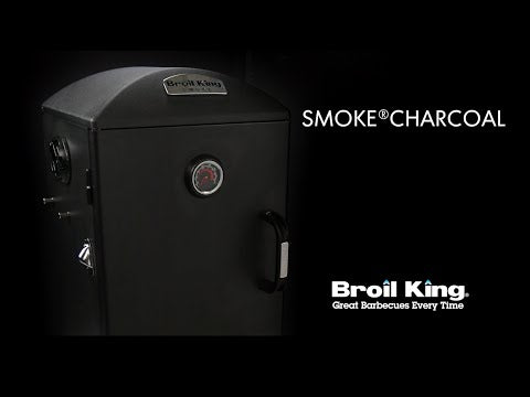 Broil King 923610 Smoke Vertical Charcoal Smoker, 15-Inches