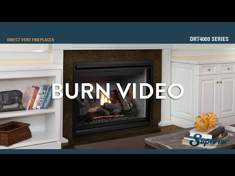 Superior DRT 4000 45-Inch Direct Vent Traditional Gas Fireplace