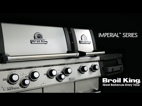 Broil King IMP-490BI Imperial 490 4-Burner Built-In Grill with Side Burner, 26-Inches