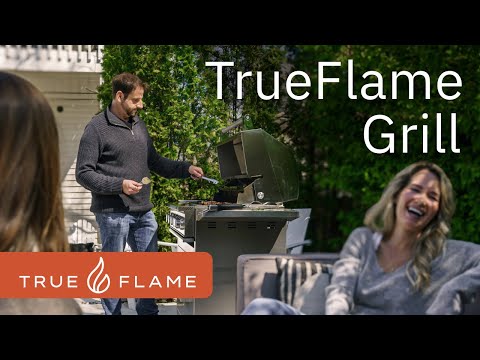 TrueFlame Gas Grill on Deluxe Cart, 40-Inch