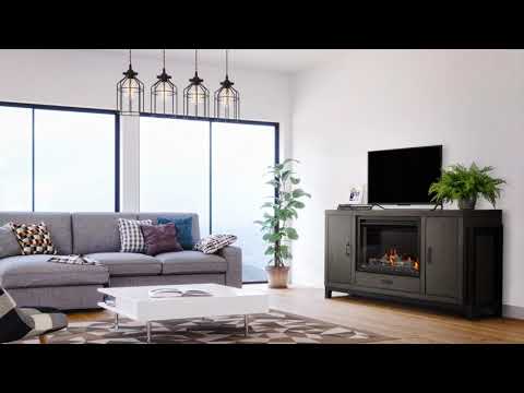 Napoleon Charlotte Electric Fireplace TV Stand with 30-Inch Cineview Firebox
