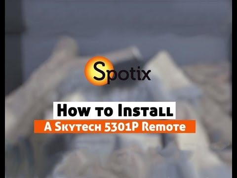 Skytech 5301P Programmable Fireplace Remote Control With Backlit Touch Screen