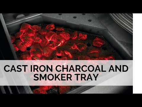 Napoleon Cast Iron Charcoal and Smoker Tray