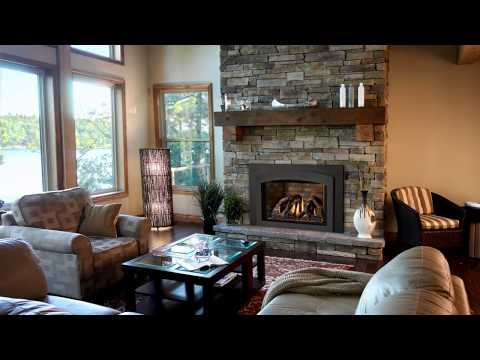 Napoleon GDIG3N-1 Oakville Series Electronic Ignition Direct Vent Gas Fireplace Insert with Glass Ember Bed
