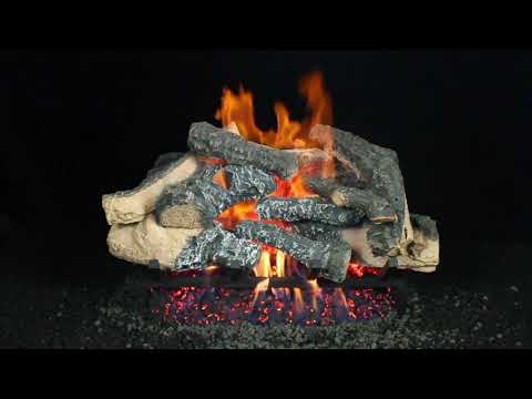 Hargrove Rustic Timbers Vented Gas Log Set with RGA/ANSI Certified Burner (HGRTSAA-EHB-RGA)