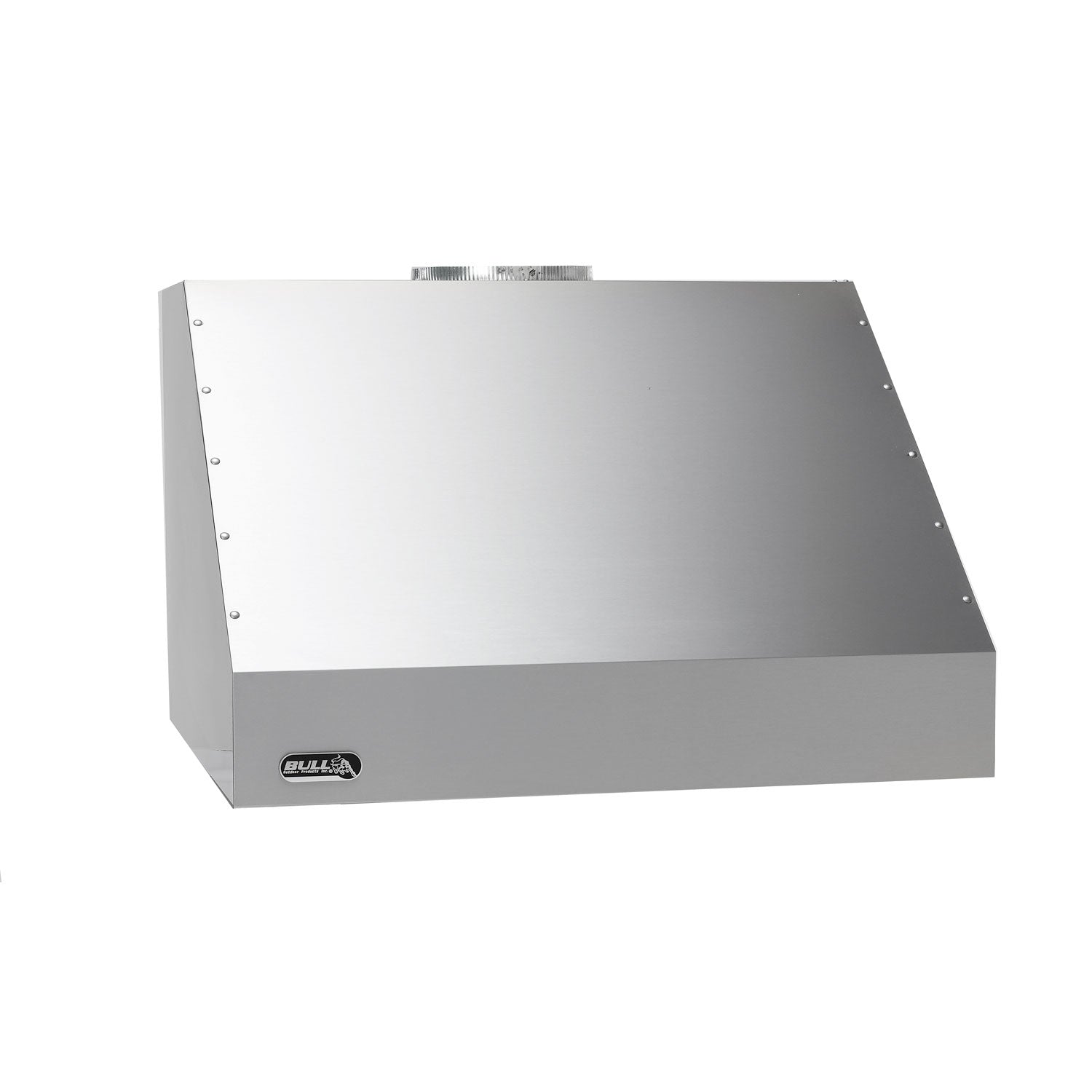 36-inch stainless vent hood with front intake and side flanges